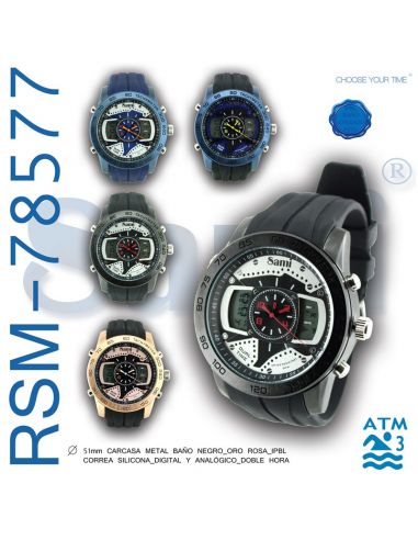 Reloj sami hombre ana/digi rsm-78577-