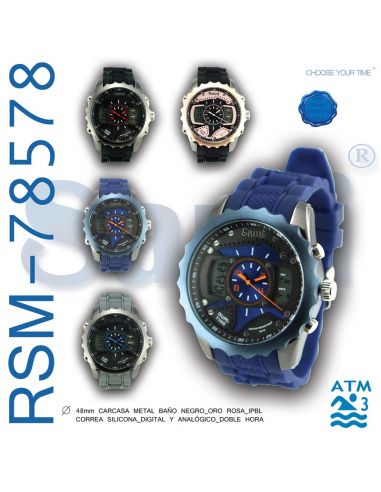 Reloj sami hombre ana/digi rsm-78578-