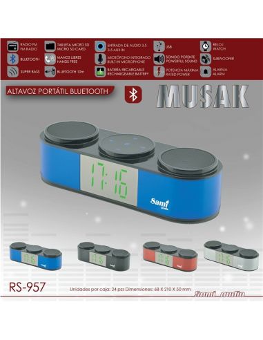 Altavoz sami multimedia muzak bt rs-957-