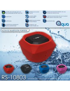 Altavoz sami multimedia bt aqua ipx6 rs-10803-
