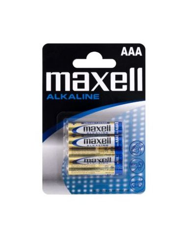 maxell alkalina LR03 blister 4 uni-