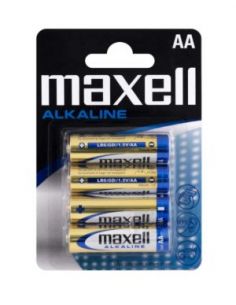 maxell alkalina LR06 blister 4 uni-