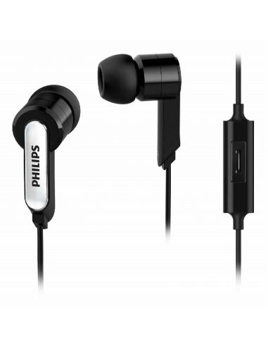 AURICULAR PHILIPS IN-EAR CON MICROFONO NEGRO HE1405BK-