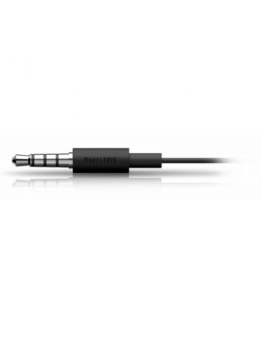 AURICULAR PHILIPS IN-EAR CON MICROFONO NEGRO HE1405BK-