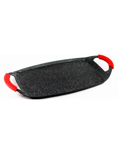 Asador aluminio full indiccion asas silicona 47cm 518-47-