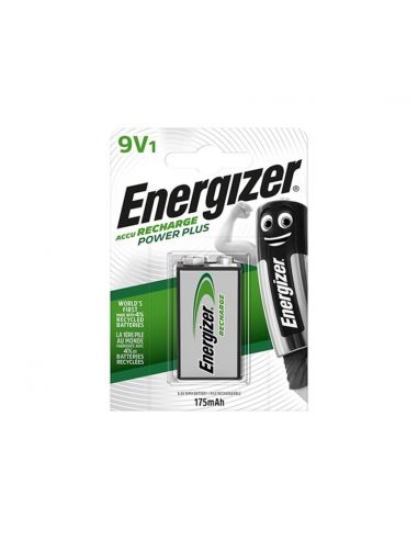 ENERGEIZER POWER PLUS RECARGABLE HR22 175MAH 9V EGZ13877-