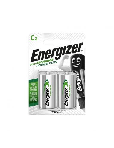 ENERGEIZER POWER PLUS PILA RECARGABLE HR14 C 2500MAH EGZ13874-