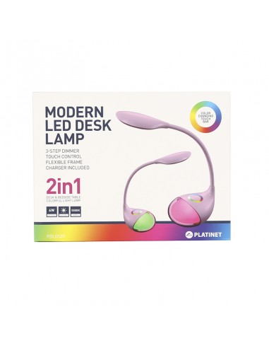 Platinet lampara led de mesa 6W con...