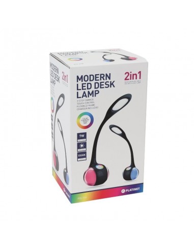 Platinet lampara led de mesa 7W BOLA...