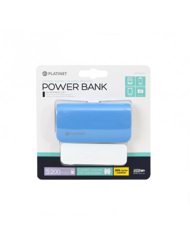 PLATINET POWER BANK 5200MAH CUERO...