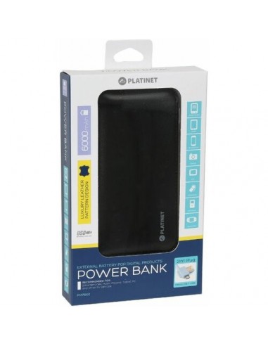 PLATINET POWER BANK 6000MAH+MICROUSB...