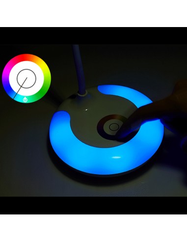 Platinet lampara de mesa 5w + luz...