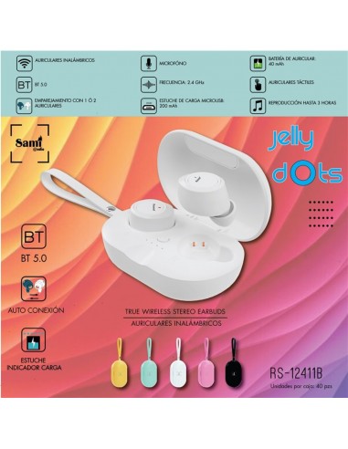 AURICULAR SAMI JELLY DOTS TWS...