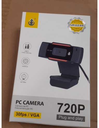 CAMARA WEB CAM ONE+ PC,HD720P,USB...