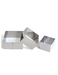 Set 3 moldes cuadrados inox... 2