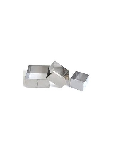 Set 3 moldes cuadrados inox vier s3mc-