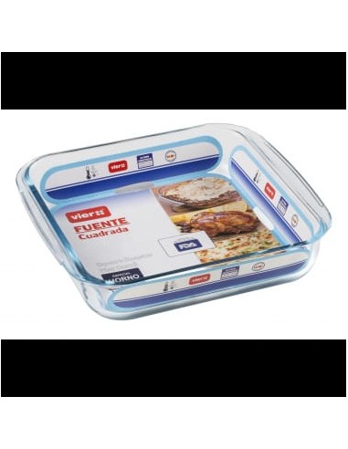 FUENTE CUADRADA 1 LITRO BOROSILICATO...