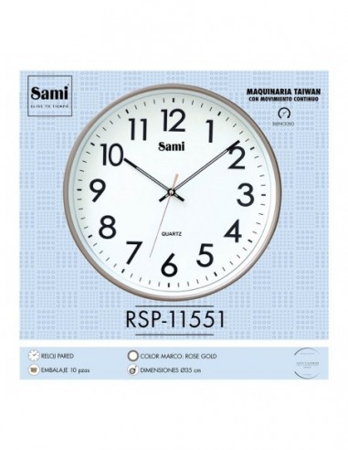 Reloj sami pared RSP-11551-