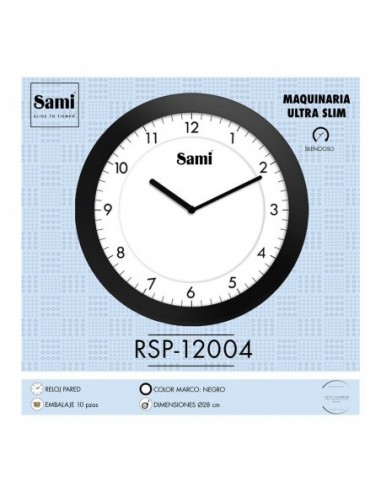 RELOJ SAMI PARED HQ TAIWAN PLANO...