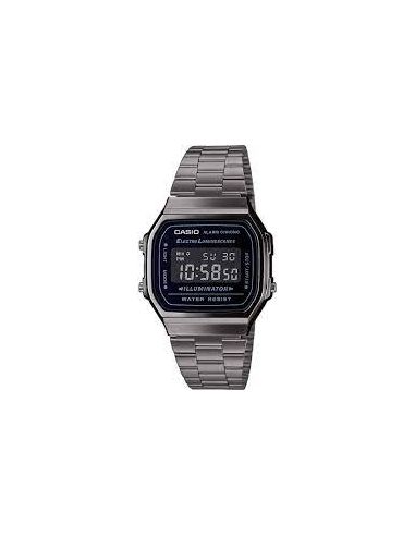 RELOJ CASIO DIGITAL VINTAGE A-168WEGG-1B-
