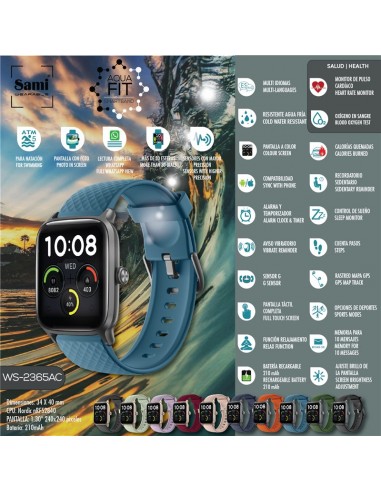 SMARTBAND SAMI ACTIVIDAD 5 ATM "AQUA...