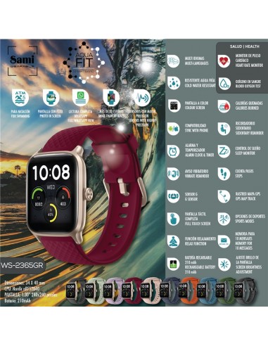 SMARTBAND SAMI ACTIVIDAD 5 ATM "AQUA...