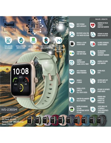 SMARTBAND SAMI ACTIVIDAD 5 ATM "AQUA...