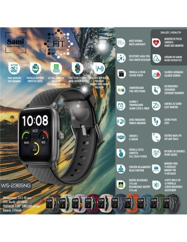 SMARTBAND SAMI ACTIVIDAD 5 ATM "AQUA...
