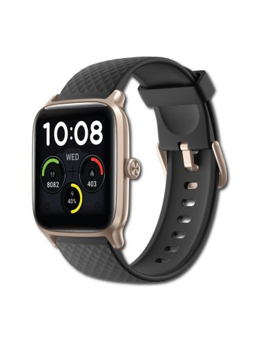 SMARTBAND SAMI ACTIVIDAD 5 ATM "AQUA FIT" NEGRO/GOLDWS-2365NRG
