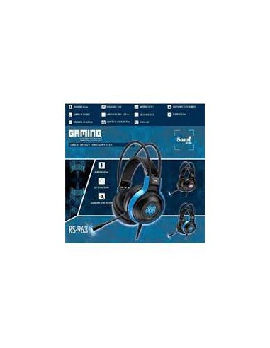 AURICULAR SAMI GAMING LUZ MULTICOLOR...