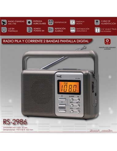 RADIO SAMI AC/DC 2 BANDAS PANTALLA...