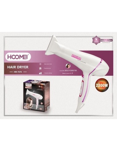 SECADOR DE PELO HOOMEI 2300W HM-7676