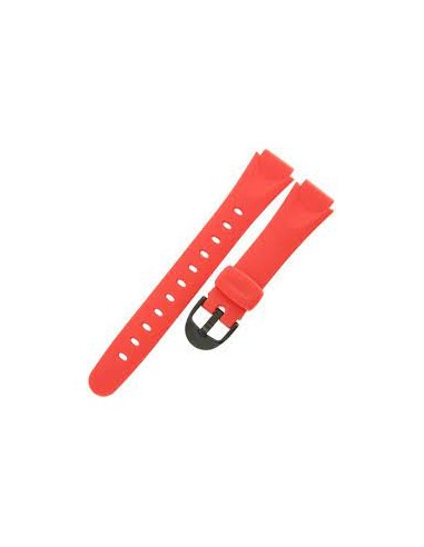Correa casio lw-200-4a roja 10138382-