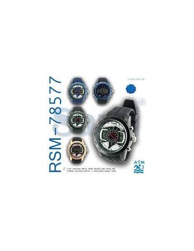 RELOJ SAMI HOMBRE ANA/DIGI NEGRO...