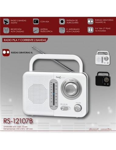 RADIO SAMI FM AC/DC BLANCO...