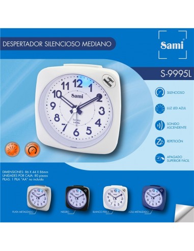 DESPERTADOR SAMI MEDIANO SILENCIOSO...