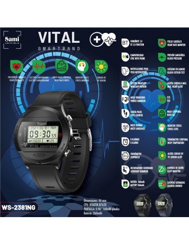 SMARTBAND SAMI WEARABLE VITAL WS-2381NG