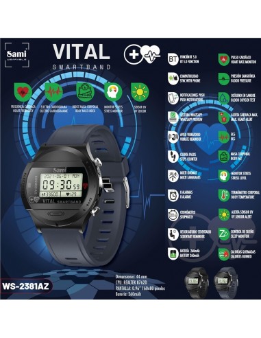 SMARTBAND SAMI WEARABLE VITAL WS-2381AZ