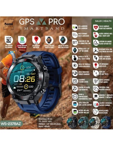 SMARTBAND SAMI WEARABLE  GPS PRO 5ATM...