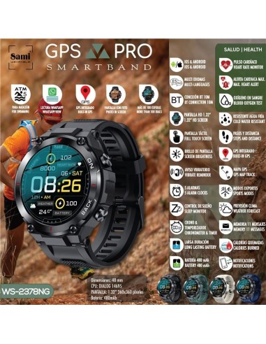 SMARTBAND SAMI WEARABLE  GPS PRO 5ATM...