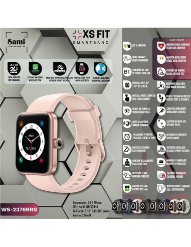 SMARTBAND SAMI ACTIVIDAD 5 ATM "XS...