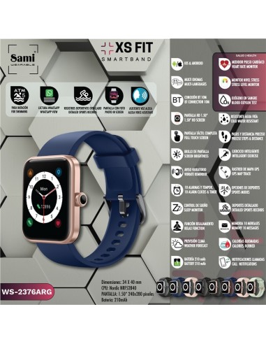 SMARTBAND SAMI ACTIVIDAD 5 ATM "XS...