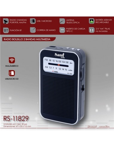 RADIO SAMI 2 BANDAS MULTIMEDIA...