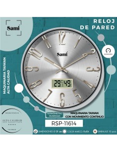 RELOJ SAMI PARED HQ TAIWAN...