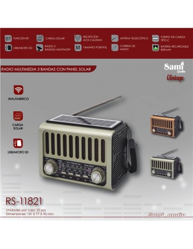 RADIO SAMI AC/DC 3 BANDAS PANEL...