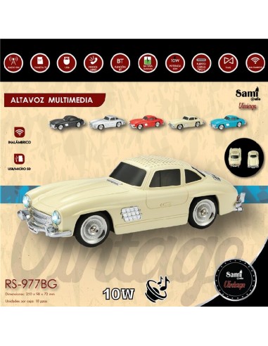 ALTAVOZ MULTIMEDIA SAMI VINTAGE COCHE...