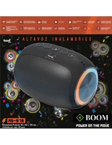 ALTAVOZ MULTIMEDIA SAMI BOOM LUZ RGB...