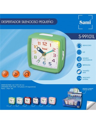 EXPOSITOR SAMI 12 DESPERTADORES...
