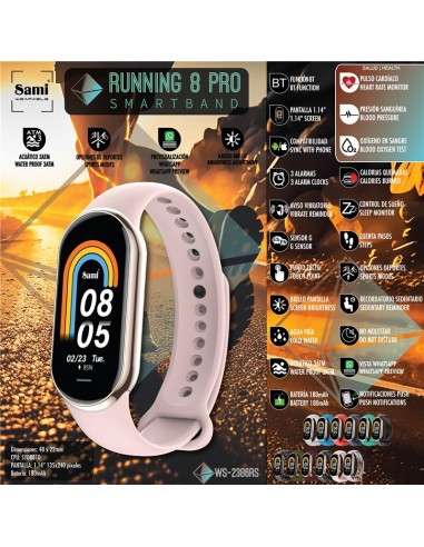 SMARTBAND SAMI WEARABLE Reloj RUNNING...