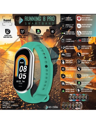 SMARTBAND SAMI WEARABLE Reloj RUNNING...